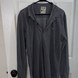 YoungLA Charcoal Button-Up Shirt